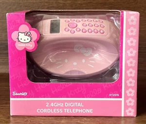Sanrio Hello Kitty Pink 2.4GHZ Digital Cordless Telephone KT2015 2006 New - Picture 1 of 14