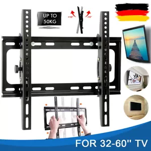Wandhalterung Superflach neigbar LED TV 32 40 50 55 60 Zoll Samsung Sony LG VESA - Bild 1 von 12