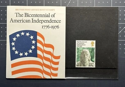 GB 1976 Presentation Stamp Pack No 80 American Independence MINT MNH - Image 1 of 3