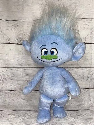 2015 Dreamworks 电影毛绒蓝色 TRolls 孩之宝 Guy 钻石蓝色大号 20 — 第 1/4 张图片
