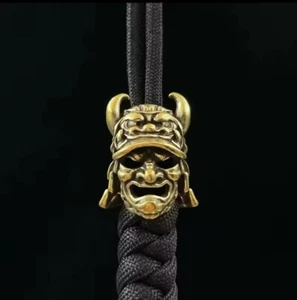 Samurai Head Bead - Picture 1 of 3