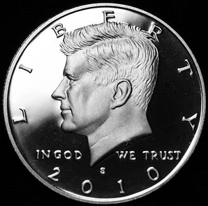 2010 S Kennedy Half Dollar Clad Proof aus Original Mint Proof Set - Bild 1 von 2
