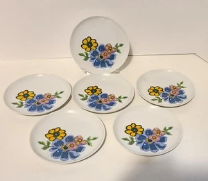 VINTAGE NORITAKE HAWAIIANISCHE URLAUBE JÜNGERES BILD HULA BROT BUTTER 6 1/8" 1970er - Bild 1 von 8