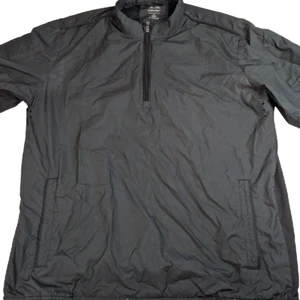 Adidas Clinaproof Golf Pullover Windbreaker Jacket for Men Black XL - Picture 1 of 10