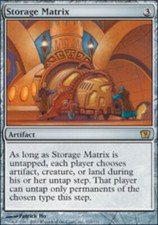 1x Storage Matrix NM, English MTG 9th Edition