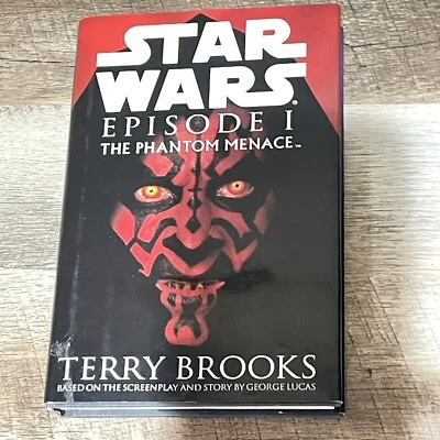 STAR WARS EPISODE 1 The Phantom Menace 1st Ed 1999 HC Book by Terry Brooks - Image 1 of 4