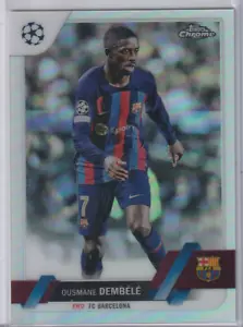 Ousmane Dembele 2022-23 Topps Chrome UEFA Club Competitions Refractor - Picture 1 of 2
