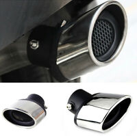 Details about   63mm SUV Car Modified Exhaust Pipe Tail Throat Muffler Stainless Steel Black 1PC