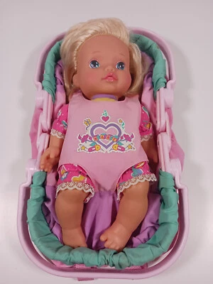 Vintage 1995 Kenner Baby Go Bye Bye Backpack Carrier/Car Seat & Doll - Image 1 of 4