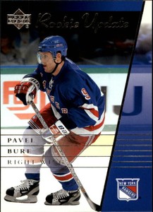 2002-03 Upper Deck Rookie Update Rangers Hockey Card #65 Pavel Bure