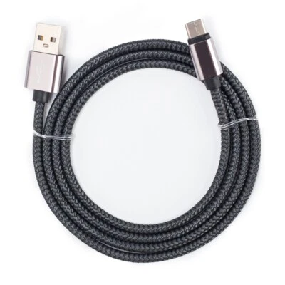 Cable de sincronización de carga rápida USB 3.0 tipo C trenzado de 3 pies para Samsung LG Huawei Foto 1 de 4