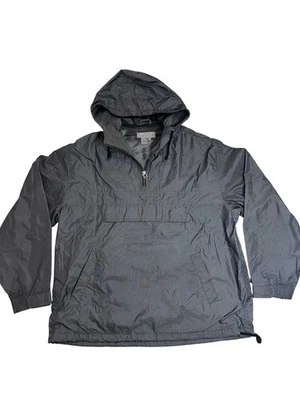 Chaqueta cortavientos con capucha gris XL pulóver impermeable ligera Zara para hombre Foto 1 de 4