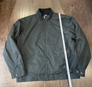 Vintage Polo Ralph Lauren Fleece gefütterte Jacke Herren Größe XL schwarz Pony klassisch - Bild 1 von 8