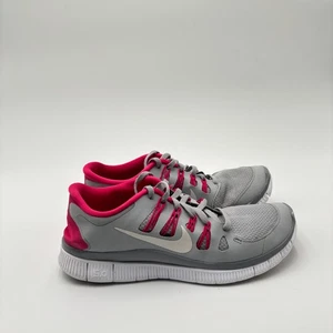 Scarpe da corsa Nike Free 5.0 grigio rosa sneakers 580581-061 donna taglia 10 - Foto 1 di 10