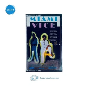 Miami Vice Soundtrack Cassette Tape (1985) US 1st Press SEALED - Picture 1 of 6