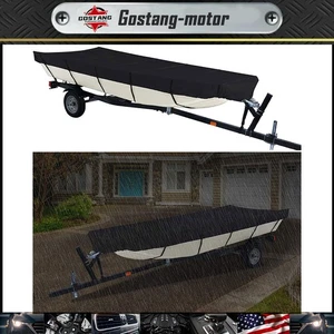 16FT For Jon Boat Cover Boat Cover- Water Proof Heavy Duty Trailerable - Picture 1 of 10