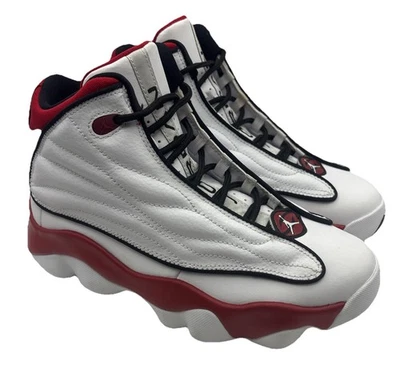 Zapatos de baloncesto Nike Jordan Pro fuertes blancos gimnasios rojos DC7911 101 talla 4,5 años Foto 1 de 4