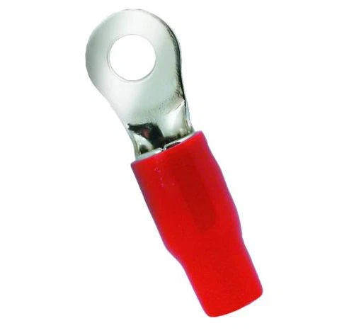 Stinger SPT5104 4 Gauge Ring Terminal Crimp Style 5/16" (2 Black 2 Red) Chrome - Image 1 of 1