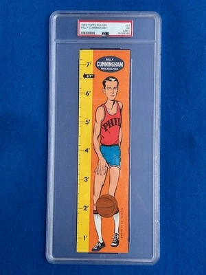 1969 Topps Rulers #21 Billy Cunningham PSA 5(MC) EX - Image 1 of 2