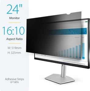 STARTECH Monitor Privacy Screen Filter 24" 16:10 Widescreen Matte/Glossy NEW - Picture 1 of 8