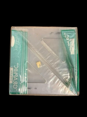 VTG ALVIN GRAPHIC 8” PLASTIC DRAFTING TRIANGLE S1450 45/90* NEW BOX 12 USA RARE - Image 1 of 4