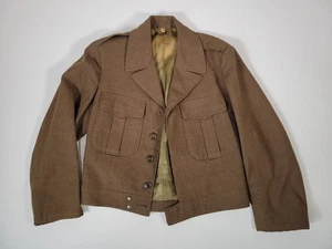Vintage 1940's US Army "Eisenhower" Jacket 38 Olive Green - Picture 1 of 5