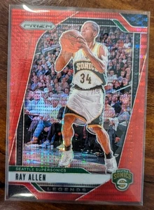 Ray Allen 2024-25 Panini Prizm /75 Red Legends Supersonics #300 - Picture 1 of 2