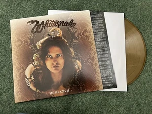 WHITESNAKE - Whitesnake MCMLXXVII (reissue) - translucent tan vinyl LP + insert - Picture 1 of 2