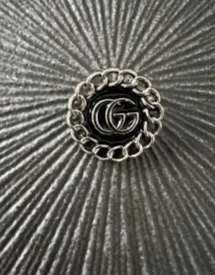 Gucci Metal Button 22mm  Silver - Image 1 of 2