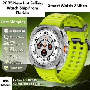 Smart Watch For Men/Women, Waterproof Smartwatch Bluetooth For iPhone Samsung - Picture 1 of 11