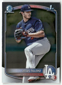 2025 Topps Bowman Chrome MLB No. BCP-117 Jesus Tillero - Bild 1 von 2