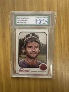Tarjeta coleccionable Carl Spackler Caddyshack Bill Murray Bushwood Country Club personalizada - Imagen 1 de 2