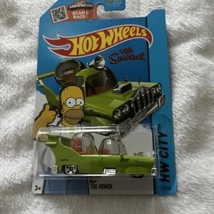 2014 Mattel Hot Wheels The Simpsons The Homer Car Brand New - Picture 1 of 4