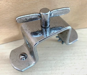 ROGERS Tower Floor Tom LEG MOUNT Holder Bracket Part 60s Vtg Ohio Era 2" Holes - Picture 1 of 6