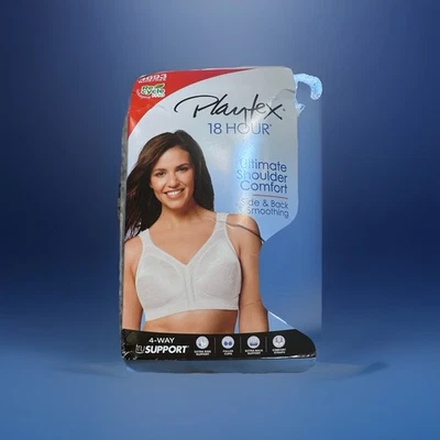 Sujetador Playtex Mujer Talla 50DDD 18 Horas Negro Original Confort Correa Cobertura Completa Foto 1 de 4