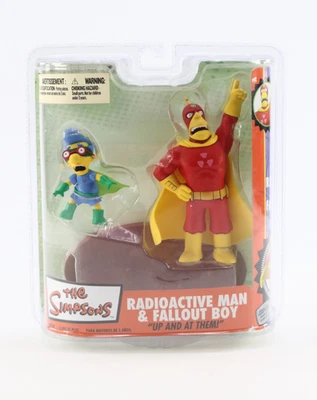 Figura de Los Simpson Hombre Radioactivo y Fallout Boy 2007 McFarlane Nuevo Sellado Foto 1 de 4