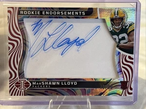 2024 Panini Illusions Rookie Endorsements Marshawn Lloyd On Card Auto /99 - Picture 1 of 5