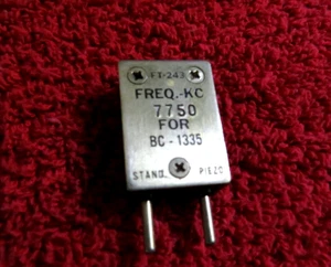 7750 KC kHz FT-243 Ham Radio Crystal TESTED - Picture 1 of 3