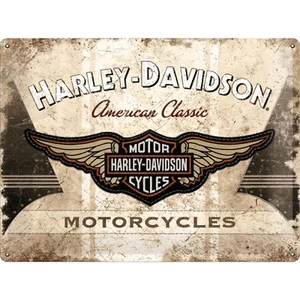 Nostalgic Art HARLEY DAVIDSON American Classic Motorcycles Logo 30 x 40 cm * - Bild 1 von 2