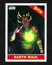STAR WARS TBT DARTH MAUL VARIANT CARD #104 SITH TOPPS THROWBACK THURSDAY