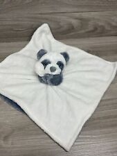 Carter's Panda Bear Gray White Baby Lovey Security Blanket Stuffed Plush