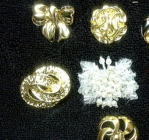 "Shoe Clips",Sassy,Gold Accent Design for Wedding and Casual Wear,TURN HEADS - Picture 1 of 14