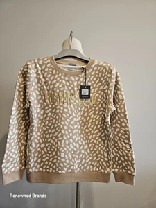 COUNTRY ROAD GIRLS GOLD METALLIC HERITAGE SWEATER SIZE 10 BNWT - Picture 1 of 4