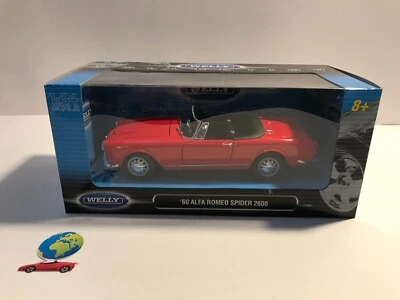 Welly Alfa Romeo Spider 2600, modello in scala (1:24 - 1:25), vintage (1278) - Immagine 1 di 4