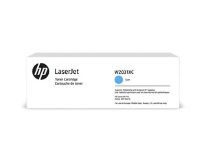 original HP Toner W2031XC W2031X 415X cyan Pro M454 dn MFP M479 A-Ware - Photo 1/1