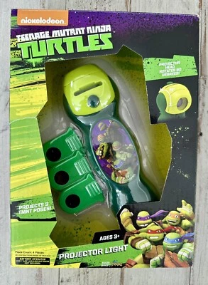 Nickelodeon TMNT Teenage Ninja Mutant Turtle Projector Light 3 poses 2015 NIB - Image 1 of 2