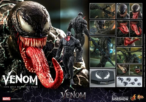 Hot Toys 1/6 Scale Action Figure Marvel VENOM MMS590 Collector Movie Version Cover