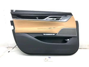 2016-2022 BMW 750i 740i G12 LEFT DRIVER FRONT INTERIOR DOOR COVER PANEL OEM - Picture 1 of 17