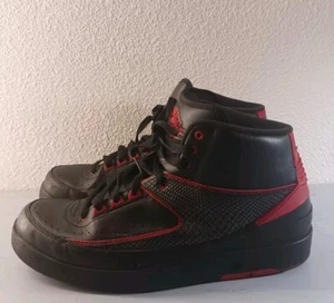 Nike Air Jordan 2 Retro Alternate 87 Black Red 834274-001 Mens Size 11.5 Rare - Picture 1 of 9