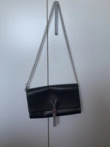 Valentino Cross Body Clutch Shoulder Bag Black - Picture 1 of 8